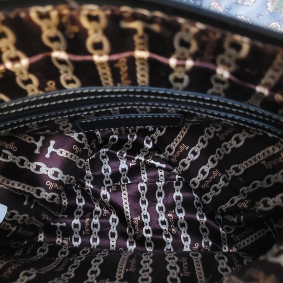 Tignanello Black Leather Crossbody Bag - Picture 9 of 13